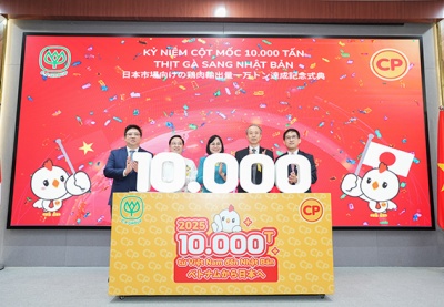 CPV Food Bình Phước xuất khẩu 10.000 tấn thịt gà chế biến sang Nhật Bản
