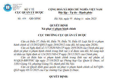 Vi phạm trong kinh doanh mỹ phẩm, Japan Connection bị phạt 75 triệu đồng