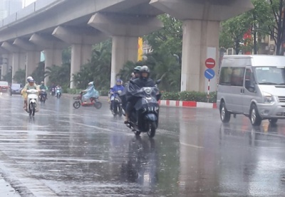 Cuối tuần, mưa diện rộng trên cả nước