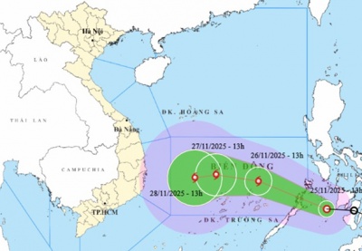 Bắc Bộ đón đợt không khí lạnh mới, bão số 15 sắp vào biển Đông