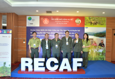 Khởi động dự án RECAF - góp phần bảo vệ rừng Việt Nam