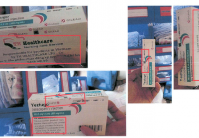 Cảnh báo thuốc tiêm dự phòng HIV YEZTUGO giả xuất hiện trên thị trường