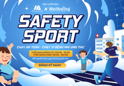 Safety Sport: Giải chạy trực tuyến vì bệnh nhi ung thư