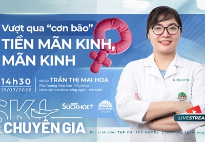 14h30 TỌA ĐÀM trực tuyến: Vượt qua cơn bão tiền mãn kinh, mãn kinh