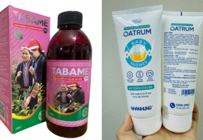 Hai lô sản phẩm tắm gội Oatrum và Tabame Pro bị thu hồi trên toàn quốc
