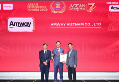 Amway Việt Nam: Top 5 Doanh nghiệp tiêu biểu ASEAN - Thương hiệu nổi tiếng ASEAN 2026
