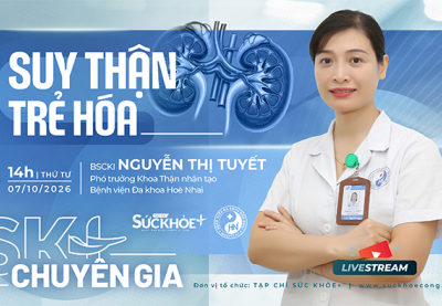 Cảnh báo tình trạng suy thận trẻ hóa
