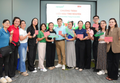 Ngày hiến máu tình nguyện Herbalife 2026: Tiếp nhận 183 đơn vị máu