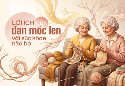 Lợi ích của đan móc len với sức khỏe não bộ