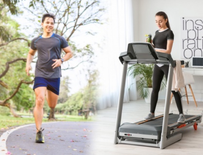 Chạy bộ trên máy hay chạy ngoài trời giúp đốt nhiều calo hơn?