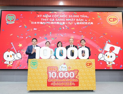 CPV Food Bình Phước xuất khẩu 10.000 tấn thịt gà chế biến sang Nhật Bản