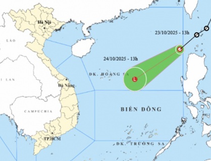Áp thấp nhiệt đới đi vào biển Đông, Bắc Bộ vẫn lạnh