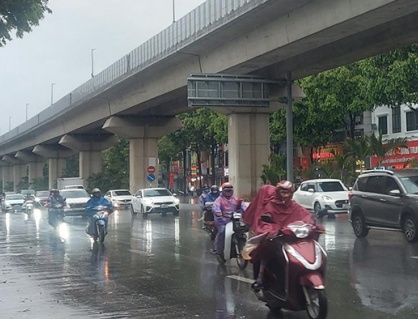 Không khí lạnh gây mưa diện rộng, nhiệt độ giảm thêm