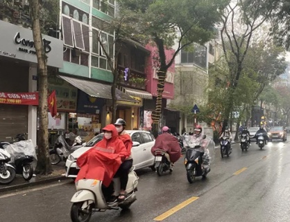 Miền Bắc mưa rải rác, nồm ẩm hết tuần này