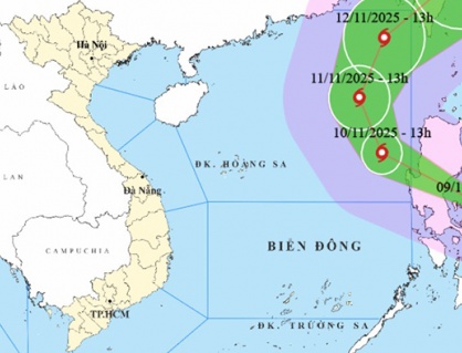 Đất liền mưa giảm, biển Đông sắp đón bão 