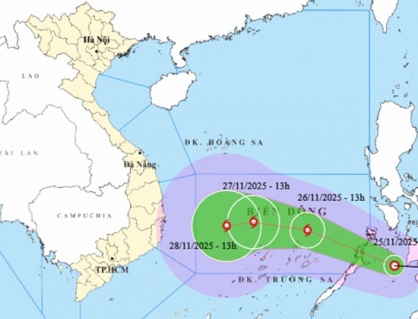 Bắc Bộ đón đợt không khí lạnh mới, bão số 15 sắp vào biển Đông