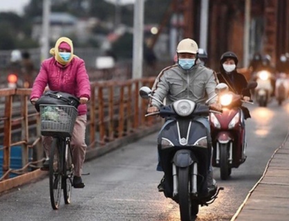 Bắc Bộ trời rét, Trung Bộ mưa lớn nhiều nơi