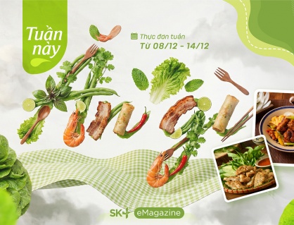 Gợi ý thực đơn tuần giúp chị em đỡ bận rộn bếp núc