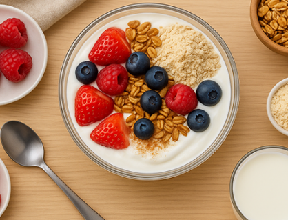 Gợi ý bữa sáng nhanh, giàu protein và chất xơ