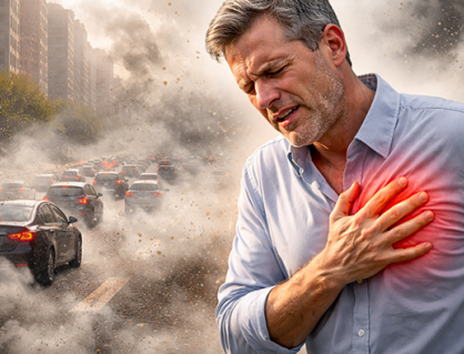 Bụi mịn và con đường gián tiếp gây bệnh tim