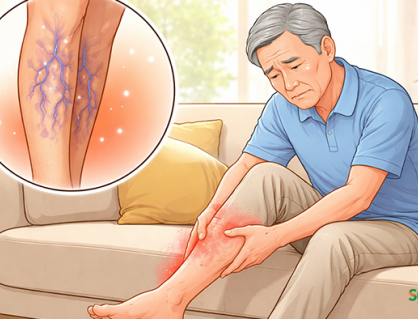 Cẩn trọng với bệnh suy giãn tĩnh mạch ở người cao tuổi
