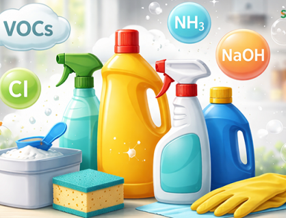 Một số lưu ý về hóa chất tẩy rửa