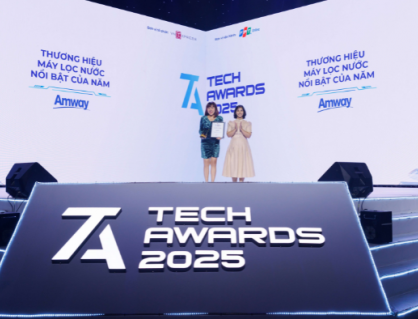 Amway: Cú “Hattrick” ấn tượng tại Tech Awards 2025