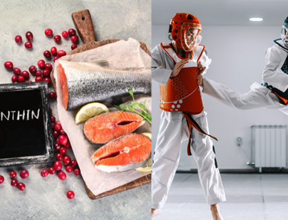 Astaxanthin giúp vận động viên Taekwondo thi đấu tốt hơn