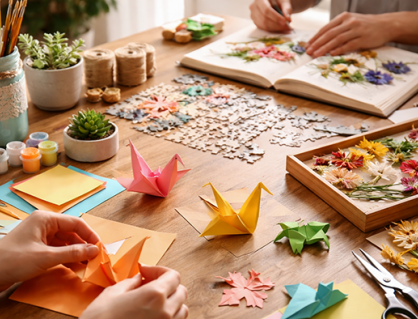 Cân bằng tâm trí nhờ hoạt động thủ công