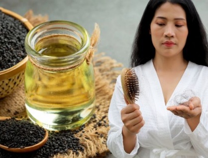 Thực hư dùng mè đen trị rụng tóc