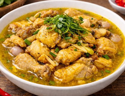 Làm mới thực đơn ngày Tết với món: Gà xáo miền Trung