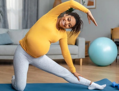 Mẹ bầu tập thể dục giúp con phát triển khỏe mạnh hơn