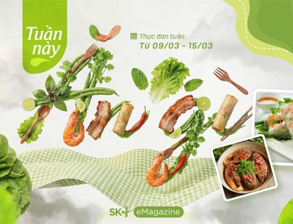 Ăn ngon suốt tuần với thực đơn hấp dẫn, độc đáo 