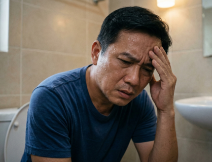 Toát mồ hôi khi đi ngoài: Dấu hiệu sức khỏe không nên chủ quan