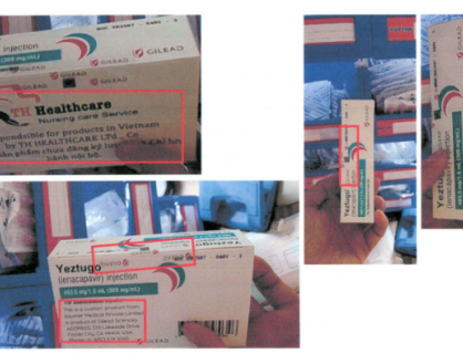 Cảnh báo thuốc tiêm dự phòng HIV YEZTUGO giả xuất hiện trên thị trường