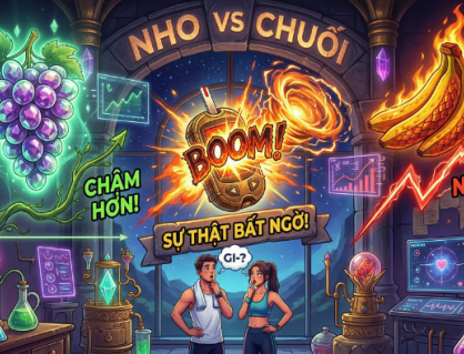 Nho và chuối: Loại nào khiến đường huyết tăng nhanh hơn?