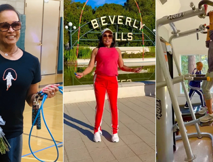 Người phụ nữ giữ kỷ lục nhảy dây ở tuổi 82