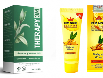 Thu hồi một lô kem nghệ Kingphar và toàn bộ lô dầu tràm THERAPY 3M