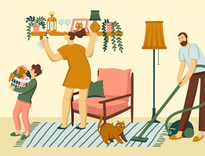 Có thể coi làm việc nhà như một bài tập thể dục nhẹ nhàng?