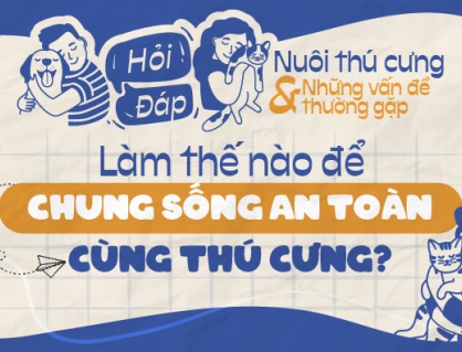 Làm thế nào để chung sống an toàn cùng thú cưng?