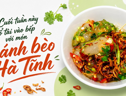 Cuối tuần này trổ tài vào bếp với món 'bánh bèo Hà Tĩnh'