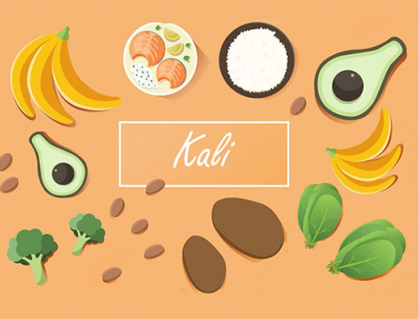 Các loại thực phẩm giàu kali