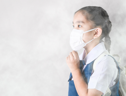 Ô nhiễm không khí và nguy cơ tăng huyết áp ở trẻ em