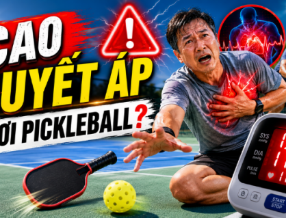 Người tăng huyết áp cần thận trọng khi chơi pickleball