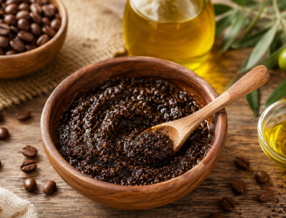 Infographic: Cách tẩy tế bào chết từ cà phê và dầu olive