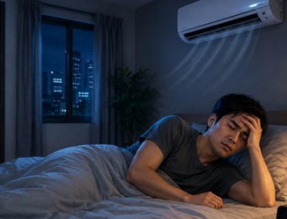 Điều gì xảy ra với cơ thể khi ngủ với điều hòa cả đêm?