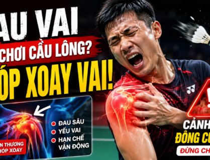 Tại sao đau vai khi chơi cầu lông không thể tự khỏi?
