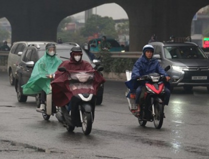 Bắc Bộ nhiều nơi có mưa về đêm, ngày nắng