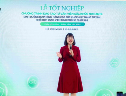 Gầm 300 Tư vấn viên Sức khoẻ Nutrilite được đào tạo bởi Viện Dinh dưỡng Quốc gia