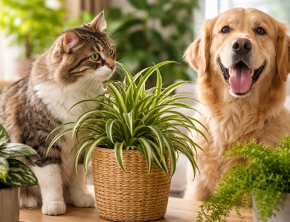 Cách chọn cây cảnh an toàn khi nhà có thú cưng